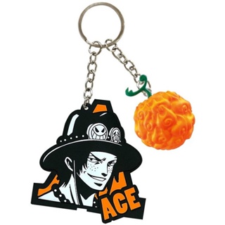 Ace Key Ring ของแท้ JP แมวทอง - Ichiban Kuji Banpresto [พวงกุญแจวันพีช]