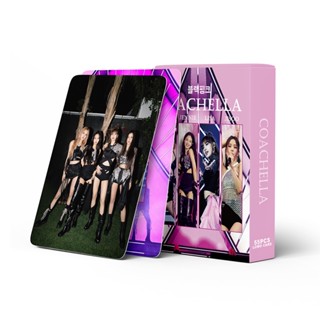 โฟโต้การ์ด อัลบั้ม BLACKPINK 2023 Coachella HD Lomo Card Collection JENNIE ROSE LISA JISOO Idol จํานวน 55 ชิ้น ต่อชุด