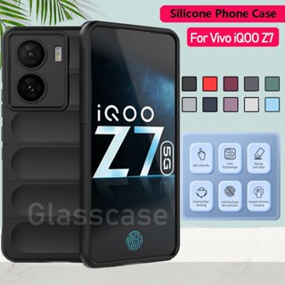 เคสโทรศัพท์ซิลิโคน TPU แบบนิ่ม ยืดหยุ่น กันกระแทก ป้องกันกล้อง สําหรับ Vivo IQOO Z7 Z7X IQOOZ7 IQOOZ7X 5G 2023