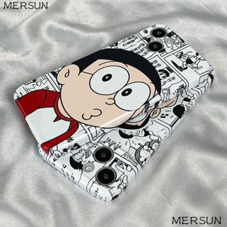 💕เคสโทรศัพท์มือถือแบบแข็ง ลาย Duzui Nobita สําหรับ Iphone 14promax 13 12 11 7 8xsxr ME6K