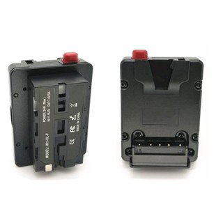 อะแดปเตอร์พาวเวอร์ซัพพลายแบตเตอรี่ V-Lock Plate เป็น NP F550 F750 F970