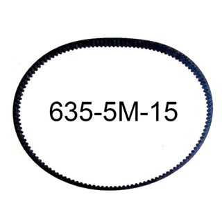 สายพานไทม์มิ่ง 635-5M-15 635 มม. ทนทาน สีดํา ฟ้า สําหรับสกูตเตอร์ไฟฟ้า HTD