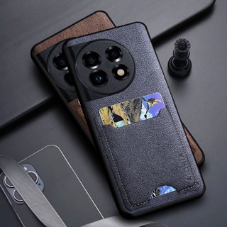 เคสโทรศัพท์มือถือหนัง พร้อมช่องใส่บัตร หรูหรา สําหรับ oneplus 11 10 pro 10t 5G oneplus 11 10 pro 10t