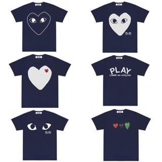 #ถูกสุด เสื้อยืดแขนสั้นสีกรม Play COMME des GARCONS