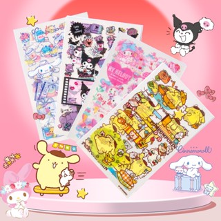 SANRIO สติกเกอร์ ลายการ์ตูน Kulomi Melody pudding dog กันน้ํา สําหรับตกแต่งสมุดภาพ เครื่องเขียน