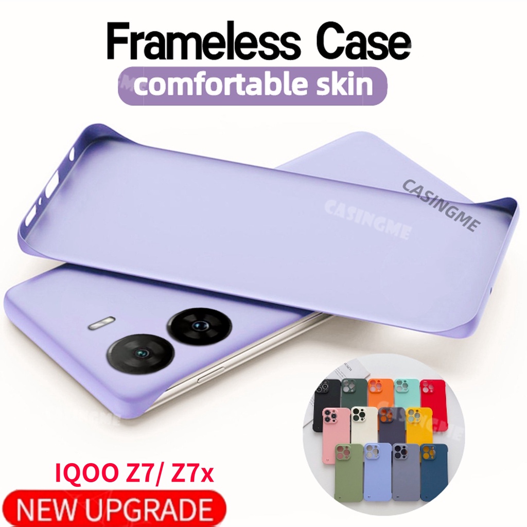 Iqoo Z9 Z9x 5G Ultra Thin Matte Frameless สําหรับ iQOO Z7 Z7x Z 7 X 7Z iqooz7x เคสโทรศัพท ์ กันกระแท