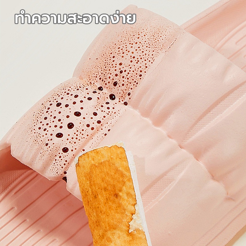 รองเท้าแตะ รองเท้าใส่ในบ้าน มี2สี วัสดุกันน้ำกันลื่น,สวมใส่ที่บ้าน,สวมใส่ได้ทั้งชายและหญิง