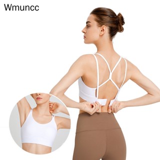 Wmuncc สปอร์ตบรา กันกระแทก ใส่ออกกําลังกาย โยคะ วิ่ง วันพีช สําหรับผู้หญิง