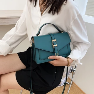 (HB-643) กระเป๋าถือ กระเป๋าสะพาย crossbody หนัง PU พรีเมี่ยม สวยหรู