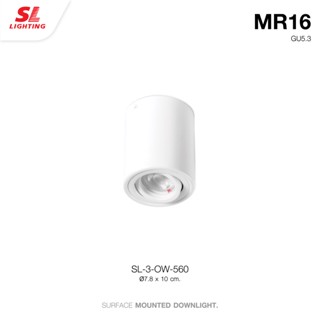 ชุดไฟ SL LIGHTING | Surface Mounted Downlight โคมไฟดาวน์ไลท์ติดลอย MR16(GU5.3) รุ่น 560, 564