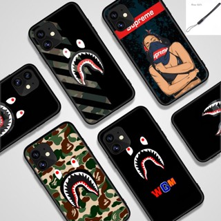 เคสโทรศัพท์มือถือ ซิลิโคนนุ่ม ลายโลโก้ฉลาม bape A11 สําหรับ Samsung Galaxy A31 A32 A33 A50 A50S A30S A51 A52 A52S 4G 5G