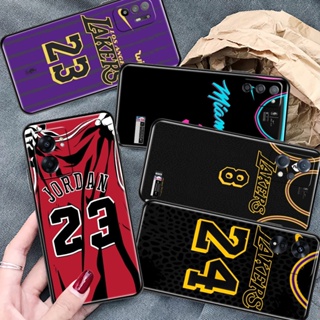 เคสโทรศัพท์ซิลิโคน TPU กันกระแทก ลาย NBA jerseys สําหรับ OPPO RENO 5 LITE 5F 5Z 6Z 7Z 7 LITE Realme 6 6I 6S 7I C17 7 5 5S 5I 4G 5G