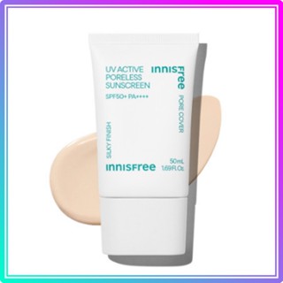 Innisfree UV Active ครีมกันแดด ไร้รูขุมขน SPF50+ PA++++ 50 มล.