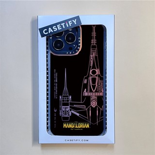 Casetify X N-1 เคสโทรศัพท์มือถือ PC TPU แข็ง ลาย Starfighter สําหรับ IPhone 14 Pro MAX 14 Plus 13 Pro MAX 12 Pro MAX 11 Pro MAX XS MAX XR X