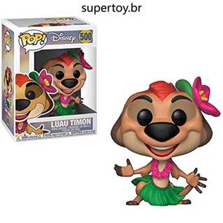 Funko Pop! ฟิกเกอร์ Disney Lion King Luau Timon 500 ของเล่นสําหรับเด็ก