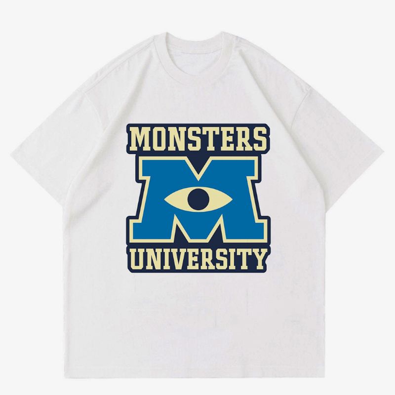 เสื้อยืด PUTIH Disney MONSTER INC | เสื้อยืด CARTOON DISNEY MONSTER UNIVERSITY | เสื้อยืด เสื้อยืด W