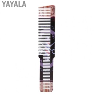 Yayala Detangler Comb Stylish ABS Portable Barber Comb Mellow  For Hair Salon