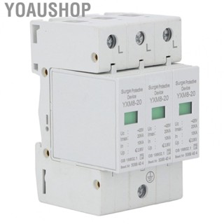 Yoaushop 20KA 3P Surge Protective Device House Surge Protector Din  Surge Protection