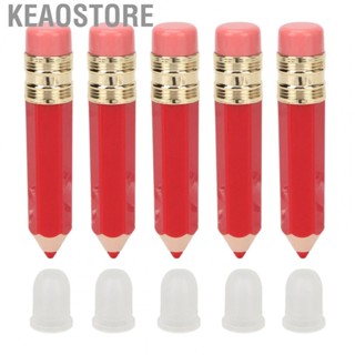 Keaostore Pencil Lip Gloss Tube  Leak Proof Portable Empty  Tube 5pcs  for Beauty Salon