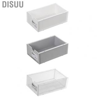 Disuu Plastic Makeup Organizer  Desk Storage Box Durable Simplicity  for Home