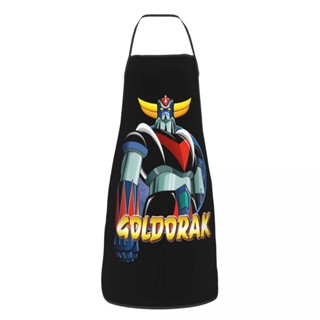 ผ้ากันเปื้อน UFO ลายการ์ตูนอนิเมะ Goldorak Grendizer สําหรับทําอาหาร เบเกอรี่