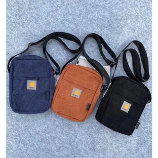 Carhartt WIP CORD BAG กระเป๋าสะพายไหล่ ผ้าลูกฟูก