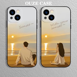 เคสซิลิโคนนิ่ม ลายพระอาทิตย์ตก สําหรับ Samsung A01 A03 A3 Core A02 A02S A03 A03S A04 A04E A04S A20 A20S A21S A30 A30S A50 A50S