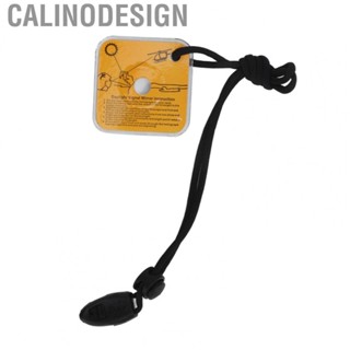 Calinodesign Portable Outdoor Signal Mirror Outdoor Survival Emergency Floatable Survival Signal Mirror Reflective Function Explorer Tool