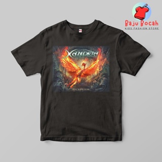 เสื้อผ้าเด็กผู้ชาย - เสื้อยืดเด็กพรีเมี่ยม (1-9 ปี) เสื้อยืดวง XANDRIA สําหรับเด็ก // เสื้อยืดเด็ก // เสื้อยืดเด็ก // เสื้อยืดเด็ก unisex