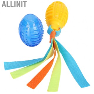 Allinit Pet Dog Chew Ball Toy Cotton Rope  Cleaning Bite Resistant