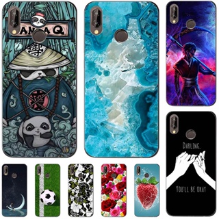 เคสโทรศัพท์มือถือ TPU นิ่ม ลายการ์ตูนดอกไม้น่ารัก สําหรับ Huawei Y7 2019 DUB-LX1 Huawei Y7 Prime 2019 DUB-LX3 6.26 นิ้ว