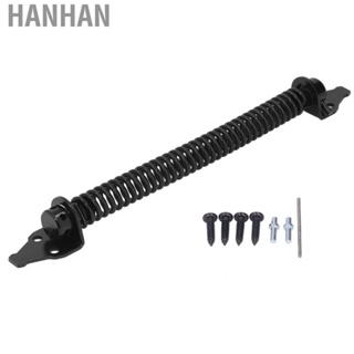 Hanhan Self Closing Gate Door Spring Carbon Steel Electrophoresis Black Finish AC