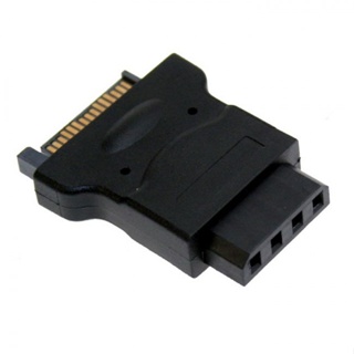 Xiwai สายเคเบิลอะแดปเตอร์ฮาร์ดดิสก์ไดรฟ์ 15Pin SATA ตัวผู้ เป็น Molex 4-pin IDE