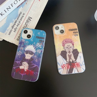 เคสแข็ง สำหรับ ไอโฟน iPhone 14 Pro Max iPhone 13 Pro Max iPhone 12 Pro Max Cartoon จุ้ยสุไคเซน Jujutsu Kaisen Hard Case