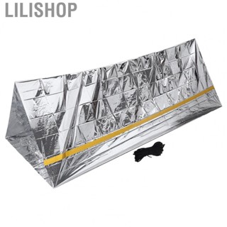 Lilishop Survival Shelter  Sun Protection Emergency Tent  for Camping for Hiking