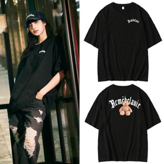 [S-5XL]Pre เสื้อยืดแบบ lisa blackpink