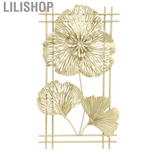 Lilishop Ginkgo Leaf Wall Decor  Wear Resistant 3D Ginkgo Leaf Hanging Decor  for Exhibition Hall