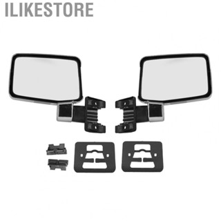 Ilikestore Chrome Silver Rear View Mirror Chrome Rear Mirror Assembly Dispersion  for Vehicle