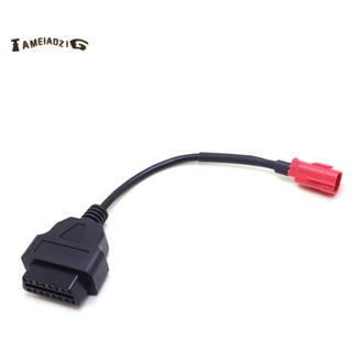 Obd สายเคเบิลรถจักรยานยนต์ สําหรับ Honda Yamaha Suzuki BENELLI 6 Pin Plug Cable Diagnostic Cable 6Pin to OBD2 16 Pin Adapter