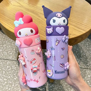 Sanrio Cinnamon Dog Kuromi กระติกน้ําร้อน น่ารัก คุณภาพสูง สําหรับเด็กผู้หญิง