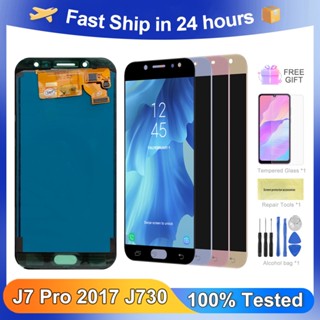 อะไหล่หน้าจอสัมผัสดิจิทัล LCD J730 TFT สําหรับ SAMSUNG Galaxy J7 Pro SAMSUNG J730 J730F J730GM DS J730G DS