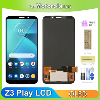 Oled อะไหล่หน้าจอสัมผัส Lcd ขนาดเล็ก แบบเปลี่ยน สําหรับ Motorola Moto Z3 Play XT1929