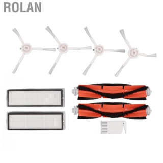 Rolan Sweeper Replacement Brush Kit  Sweeping Robot Main Brush Kit Dust Reducing Easy To Install Sweeper Accessories Capturing Fine Particles  for Maintain