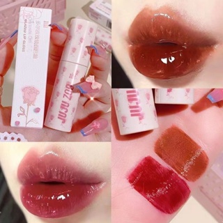 Xixi Dole Rose ลิปสติก ลิปกลอส เคลือบริมฝีปาก ให้ความชุ่มชื้น 6 สี