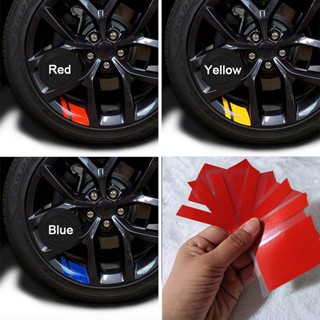 Car Wheel Hub Decorative Sticker Wheel Reflective Sticker Tire Wheel Hub Modification Personality Creative Stickers Wheel Hubs Stickers oGFg