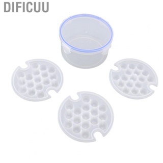 Dificuu Ice Cube Tray PP Good Sealing Ice Cube Box for Home