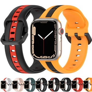 Correas สายนาฬิกาข้อมือซิลิโคน สําหรับ Apple Watch Ultra 49 มม. 45 มม. 41 มม. 44 มม. 40 มม. Iwatch Series 8 7 6 SE 5 4 3 38 42 มม.