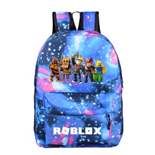 Roblox กระเป๋าเป้สะพายหลัง ลายการ์ตูน Mochila กระเป๋าเดินทาง สําหรับเด็กผู้ชาย และเด็กผู้หญิง