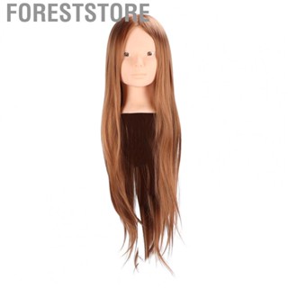 Foreststore Hair Mannequin Head Practice Training Head Cosmetology Manikin Doll Head AOB