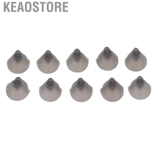 Keaostore 10pcs  Eartips Washable Detachable Static Free Domes